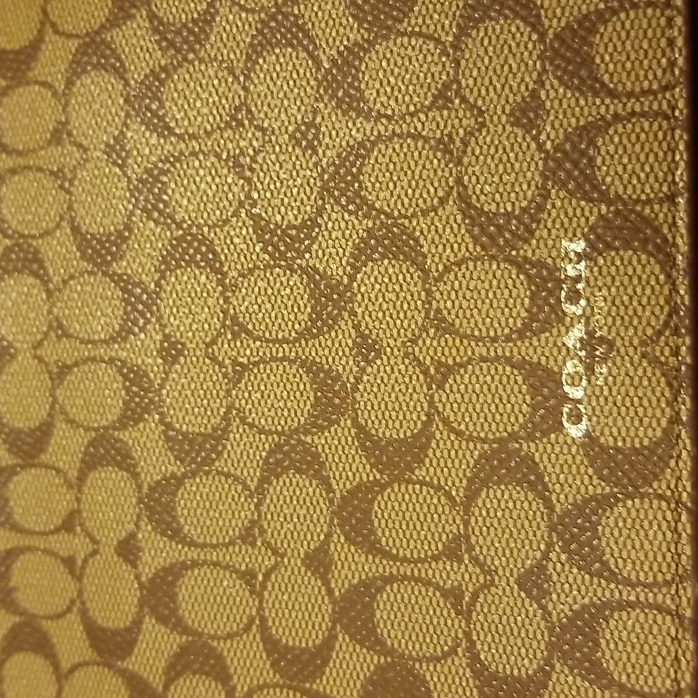 COACH Receipt/Bills zipper wallet!